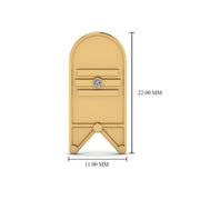 Single Diamond Vibooti Design Thali